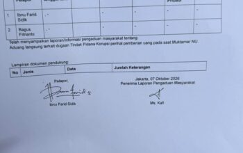 PCNU Sekadau Serahkan Bukti dan Kembalikan Dana Dugaan Risywah Muktamar ke KPK